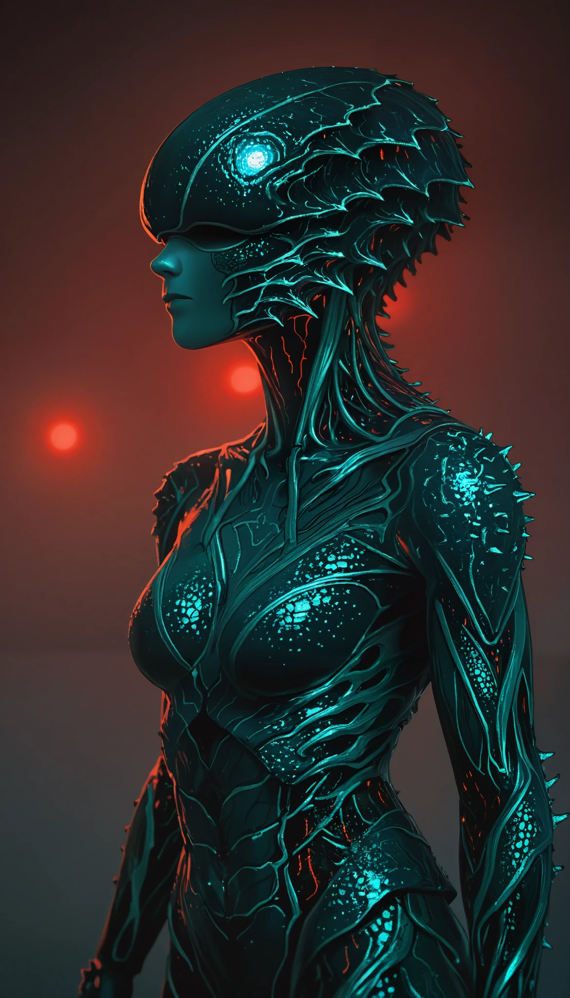 (     masterpiece,      better quality), safe,     bangs of incredible quality  , absurdities, highres,      newest     , HDR-10, 8K,      high-detail RAW color art   ,       high-detail RAW color art    ,,   super detailed ,,   realistic style   ,   sharp macro quality   ,   ,   soft colors, Dark Shot, colores apagados,    grainy film   ,  mega-robotics, blossoming neon tattoos,iridescent scales,Metamorphosis,
