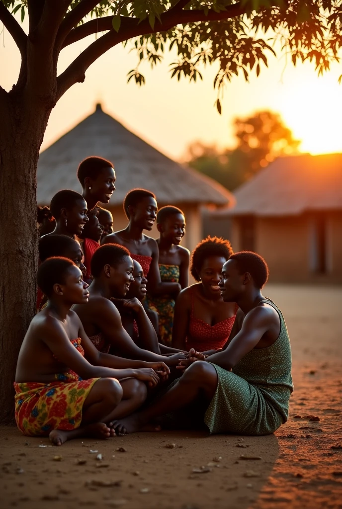 African Women gossiping 