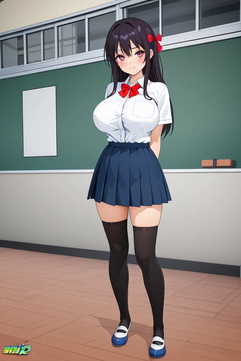 Sexy and shy slut with a nice body at school