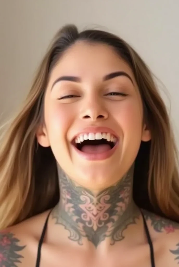 <lora:cum_lycoris:1>cum, semen, c_m, sperm, facial, 1girl, realistic, jewelry, tattoo, blue eyes, solo, necklace, earrings, long hair, blonde hair, tongue, looking at viewer, open mouth, teeth, lips, eyelashes, nose, tongue out, freckles, smile, nude