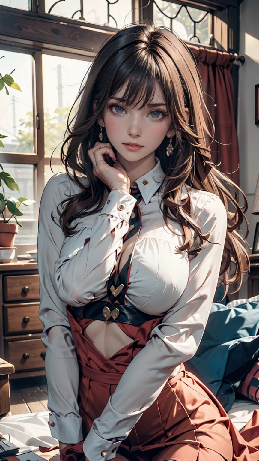 (RAW photo, best quality), (realistic, photo-realistic:1.4), masterpiece, extremely delicate and beautiful,Amazing, finely detail, extremely detailed CG unity 8k wallpaper, huge filesize, ultra-detailed, highres, absurdres, soft light,rim light, vibrant details, ((perfect hand:1.2)), masturbation with dildo, dildo in pussy, orgasm, cum, 1girl, slim legs, thin legs, long legs, spread legs, [standing|on chair|sitting|butterfly sitting], [stockings|pantyhose|thighhighs|kneehighs], school uniform, (((unbotton blouse, small breasts, bare breasts, narrow nipples))), masturbation, orgasm, pose,small hand, p_m_s,