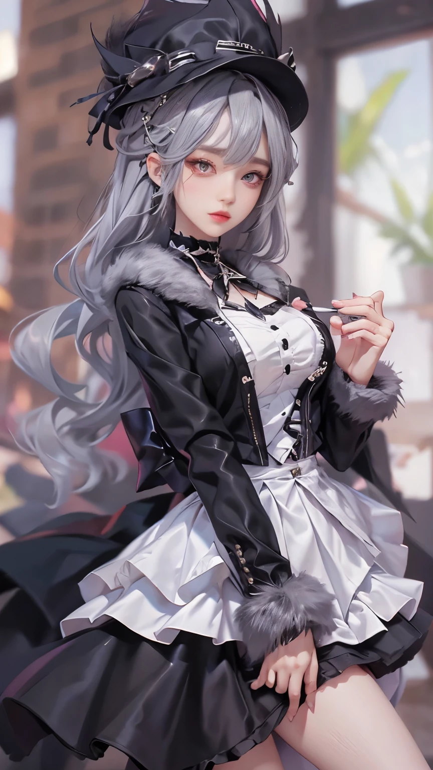 Gray eyes, beautiful, black pants --auto --s2