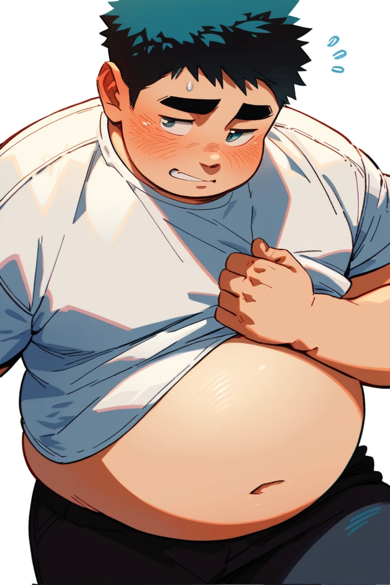 a teenage guy pregnant, shy