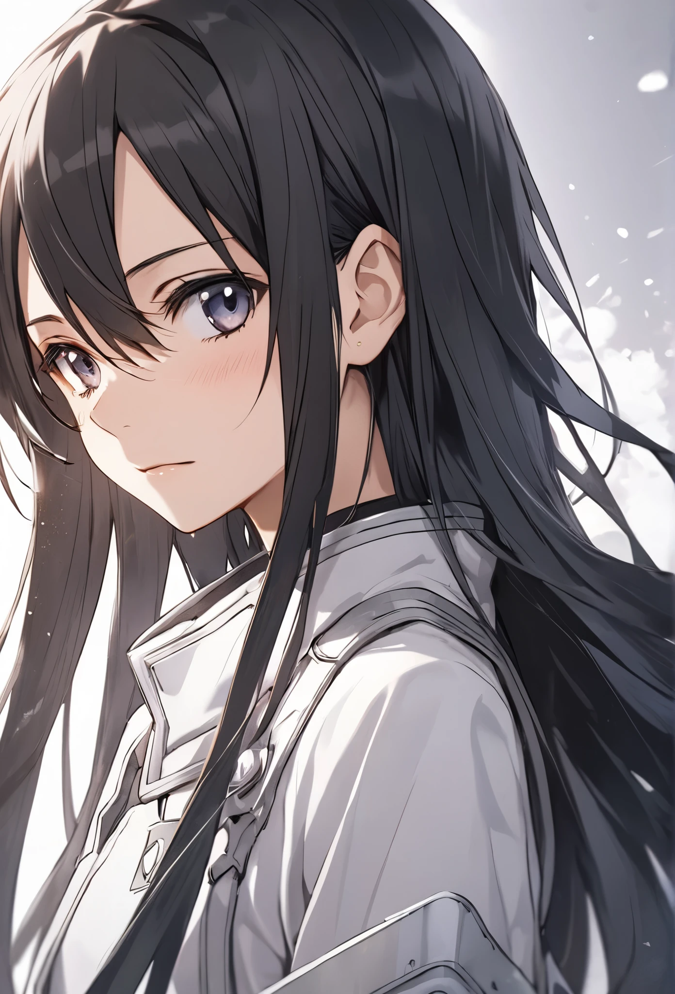 Kirito , long hair, 1 female, dark hair