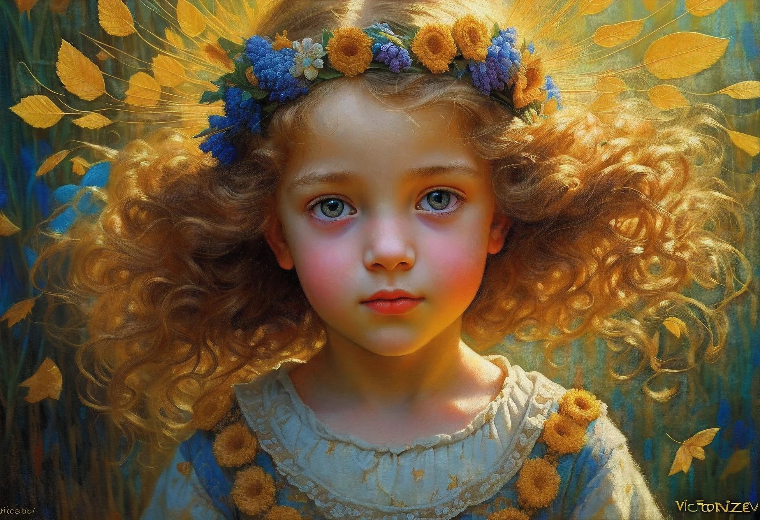 young girl, творческая импровизация (Created by Victor-Nizovtsev)