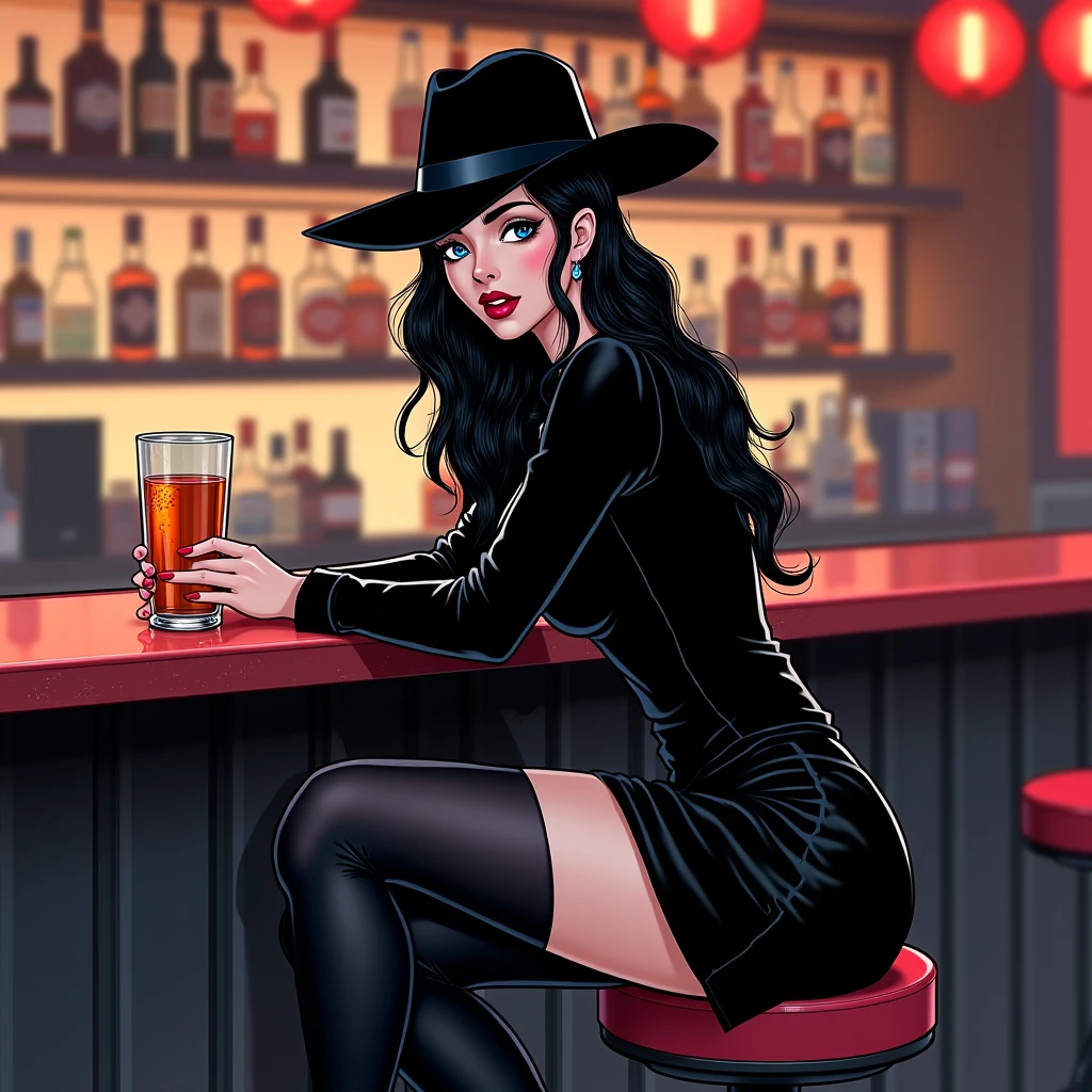 DEN_korina_kova,
(sitting in a smoky bar drinking a glass of wine wearing a cocktail dress smoking a cigarette, lowlighting, atmospheric, candle light, smoking, cigarette, nightie, evening, bar at night, smoke:1.2),
bokeh, f1.4, 40mm, photorealistic, raw, 8k, textured skin, skin pores, intricate details <lora:epi_noiseoffset2:1>, epiCRealism <lora:ClothingAdjuster3:-1.3>