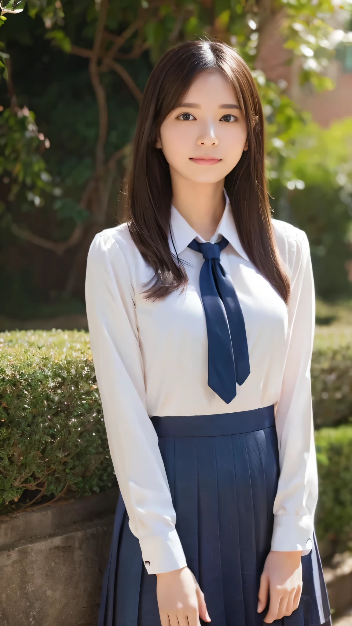 top quality、4K、8k、 HD、 Masterpiece:1.2、 very detailed、 Genuine:1.37、
portrait 、Gentle colors、Gentle Light、A tired girl、
wears long flowing hair、 gentle face、Thoughtful eyes 、 white skin、 happy expression 、 soft pastel color、 great atmosphere 、 shirt、Subtle brushwork、Dreamy composition、 staring into the distance 、 romantic atmosphere 、、 achromatic 、 Soft Shadows 、 I'm wearing the display over my waist 、
plump breasts、I'm wearing a 、 high school uniform、