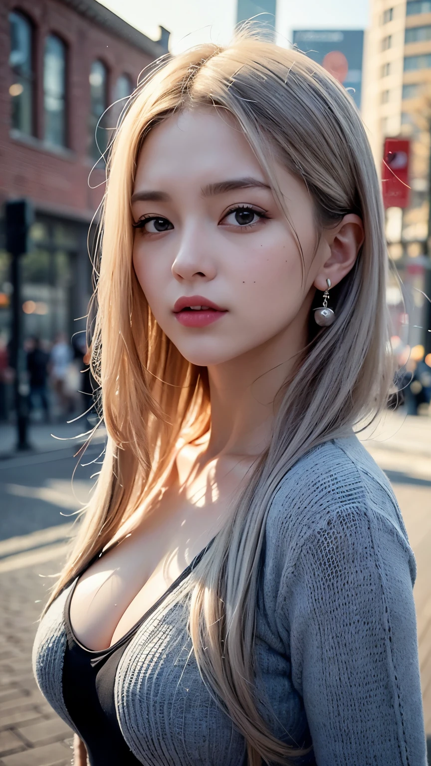 Mix 4, (8k,   raw photos   ,   Max Image Quality, ​masterpiece: 1.45), ( exist,   photorealistic: 1.37), One Girls,   cute little,   cityscape  ,  orbital space,   professional lighting ,   Photon Mapping  ,   radiosity,    rendering physical base   , Gradient Gray Hair,   Shiny Hair,  With a girl,   casual outfit,Cute clothes,    Max Image Quality写真 ,   high resolution, 1080P, ( with a clear face), (    DETAILED FACE DESCRIPTION    ), (  detailed instructions ), (​masterpiece), (Sophisticated CG),   extreme light and shadow  ,    Dishevelle Hair  , ​masterpiece, Intricate details, (  beautiful face), (   Max Image Quality写真 ), (​masterpiece), (  Fine grain  ),   look in front of you  , Thin clavicle,    big breast with a futuristic gun ,((  Side Boober Barbossa  )),(  Underbob  ),, earrings, Ripped Chest,