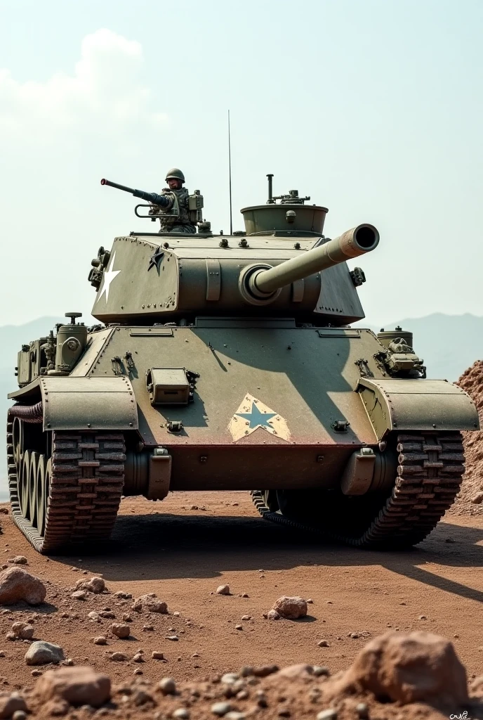 Soviet IS-2 in the field upgrades its turret