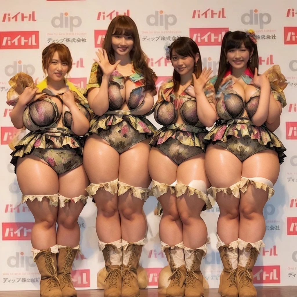 ((Best quality, 8k, Masterpiece :1.3)), 2girl, cute and beautiful woman with emphasis on plump abs: 1.3, full body, (short hair, long hair, big breasts: 1.2), oversized tank top: 1.2, ultra-delicate face, delicate eyes, double eyelids, smile, home, random color clothes, bra, short pants, short skirt,