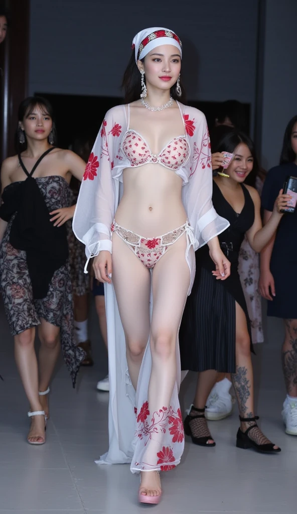 absurdres, RAW photo, extremely delicate and beautiful, masterpiece, Best Quality, ultra high resolution, 16k, hyperrealistic, realistic, photorealistic, photo-realistic, ultra-detailed, perfect anatomy, super Detailed skin, perfect figure, Very detailed CG 8k wallpaper, nude, pussy, shaved pussy, nipple, perfect nipple, perfect breast, round breast, perfect fingers, (full body :1.6), super white skin, standing, blushing, windy, sexy leg, smile, puffy hair, bangs, long leg, (nude girls), messy hair, flat bangs, sexy lips, cute hair, no bra, walking, from below, all hands down, gold necklace, small round breast, perfect small round breast, perfect pussy, vagina, nude, long leg, shy, (many people walking on background), cute girl, all hands down, walking, topless, (no panties), sun, sunny day, straight hair, topless, nipple out, ((all hands down)), breast out, angkle boots heels, pull down dress, breast out, from bellow, nipple slip, topless, on the city street, holding gucci bag, topless, all hands down, nude , red lipstick, full body, from bellow, angkle boots heels, celebrity, bodyguard behind you, many people watching you, red angkle heels, wearing sexy long skirt, very long skirt, high class girl, blushing,, topless, all nude, breast popped out, open dress, pull down dress, strapless dress, red dress, smile, happy, walking at catwalk stage, catwalk stage, many people watching, party, fashion show, spotlights, laser light, many fotografer, holding gucci bag, open fashionable jacket,