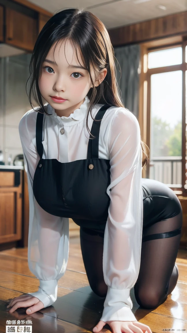(Best image quality, outstanding details, ultra high resolution), 1 girl, (Wearing white futuristic military nurse uniform), (glamorous body:1.2, strong and muscular body), (A little chubby:0.5), (Futuristic military nurse outfit inspired by bicycle suits and industrial manufacturing robots, military harness, Military equipment such as pouches), nipple exposed,big bust,Big breasts,pantyhose,lingerie,background military base, gentle smiling, dynamic pose, dramatic lighting