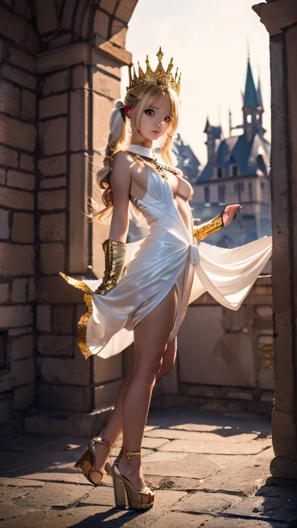 European beauty, blonde, In Ancient Rome, Lift your butt, Sexy short skirt, Coiled hair, Period clothing,Braids,Long-legged beauty,Transparent underwear,Clothes are conservative,Big ,Wet,,In Ancient Rome大街上,Dance,Costume,Use your fingers,Maid costume