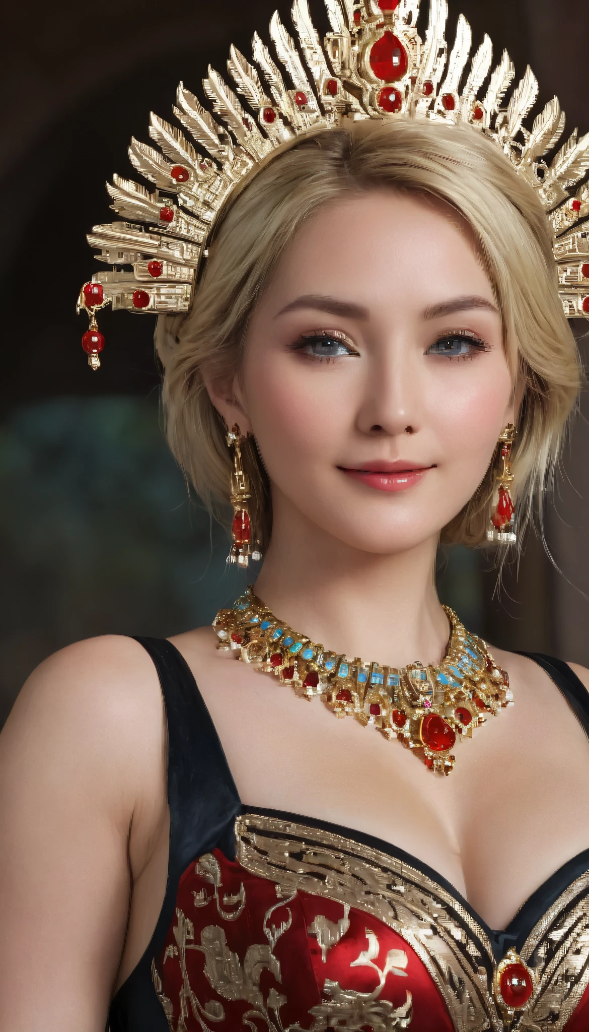 (超 exist)、Ancient Priestess 、古代のFemale Shaman、
Vastness beauty high resolution high resolution exist short hair blond、 blondの女性、 mature woman、 middle-aged woman 、((big))、 detailed skin texture 、超 high resolution、 exist、 Rounded body shape 、smile、中年 beauty、 beautiful expression 、Red and black fine areola 、 小さな紫色のアイルフィロング blondヘア 、Kamimei、非常に繊細で detailed skin texture 、35Female Shaman、{( Ancient ornate and luxurious temples )、( Many Torches Are Burning )}、Ancient Priestess 、big胸元、 wide open neckline 、big赤い唇、(
LUXURIOUS LUXURY CLOTHING AND LUXURY ACCESSORIES )、 I HAVE A BEAUTIFUL PLATINUM WAND 、
