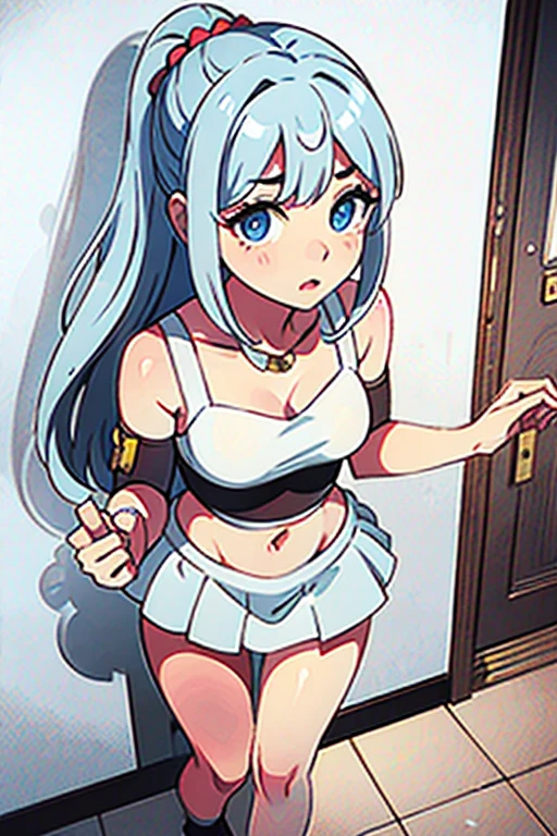 solo, masterpiece, best quality, highly detailed, finely detail, Depth of field, anime screenshot,1girl, <lora:ndbV1:0.8>, <lora:AvaPicoV1:0.8>,pico