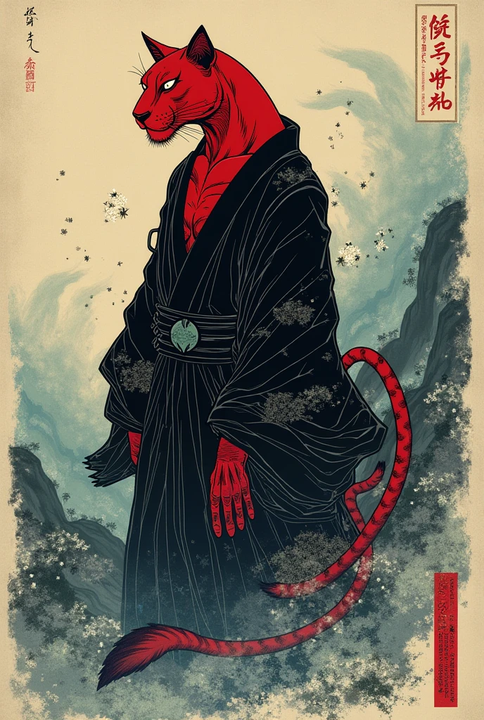 nosferatu in chinese folk outfit, vector graphics, strong contours, logo design