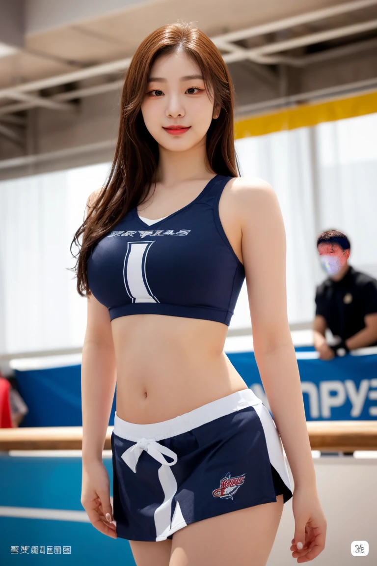 ((highest quality, 8k, masterpiece :1.3)), double eyelid, ((Athletics:1.5, sports:1.2)) ((Athletics:1.5)), cute, big breasts,(running:1.5), beauty, Beautiful woman, beautiful and detailed eyes, professional lighting, Simple red tank top,(Athletics:1.5), playground
