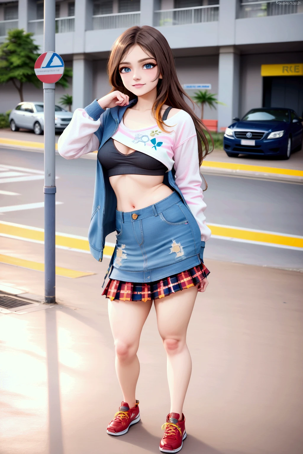 (NSFW), 1womanl, Solo, 24 year old, 7headed body, (cute  face), (Ideal ratio body proportions), ‎Classroom, shool uniform, Sweatshirt, a miniskirt, heavy wind, ((The skirt flips up in the wind)), white  panties, panties focus, long , Sexy body, Wet, Smiling smile, short-hair, Dark hair, small tits, A slender, Small buttocks, beauty legs, Skinny Legs, surrealism, Cinematic lighting, depth of fields, One-person viewpoint, F/1.8, 135 mm, nffsw, masutepiece, ccurate, ((Anatomically correct)), Textured skin, Super Detail, high details, High quality, awardwinning, Best Quality, hight resolution, 8K