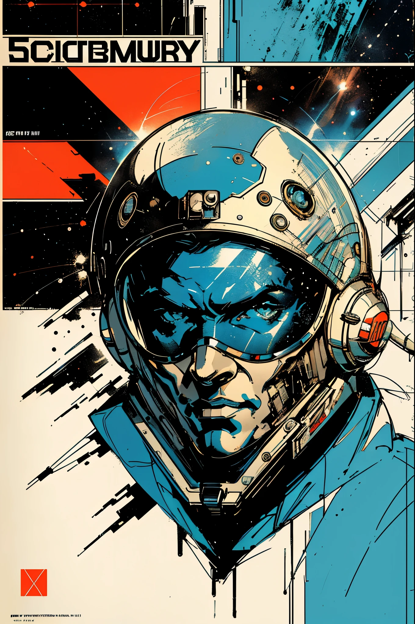 (((masterpiece,best quality))),32K Wallpaper,((( very detailed poster))),retro vintage,sci-fi,(((space thriller cinematic movie poster))),(((Bauhaus))),(((mid-century modern))),((void)),