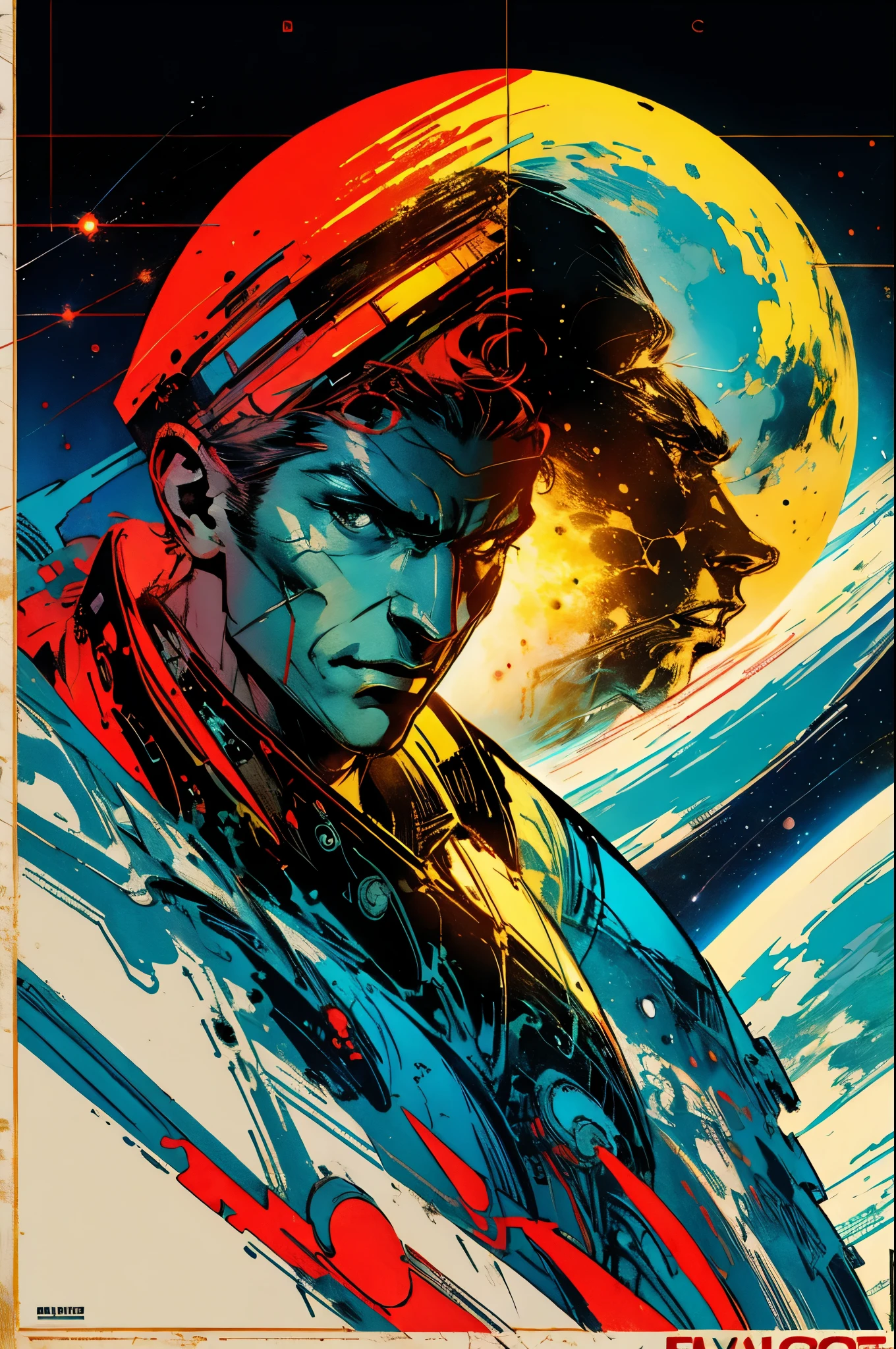 (((masterpiece,best quality))),32K Wallpaper,((( very detailed poster))),retro vintage,sci-fi,(((space thriller cinematic movie poster))),(((Bauhaus))),(((mid-century modern))),(((abstract)))