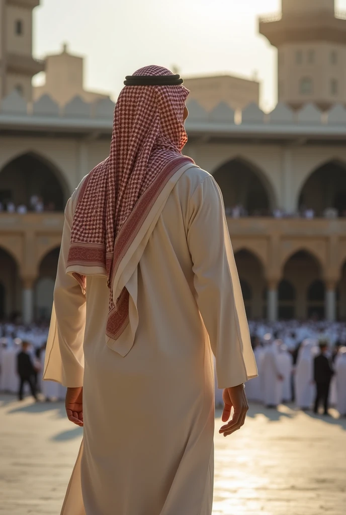 (masterpiece:1.3),(best quality:1.2),highres,sharp,photorealistic,realistic,UHD,
1boy,facial hair,beard,sitting,city,outdoors,(ghutra:1.2),arm support,thinking,from back,<lora:arab robe2:1>,thobe,arabian,