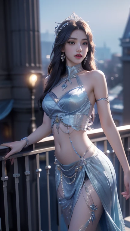 ((best qualtiy)),((SuperiorQuality, 8K, tmasterpiece: 1.5)), Pubic area is clear: 1.4, Perfect body beauty: 1.4, Orange bikini,choker necklace,Bracelet,Anklets,Bluish-gray hair,wetted skin, Sleeping on the Bed,back stance,Ass pouted,Round butt,Ass pouted,Butt up,Film texture,