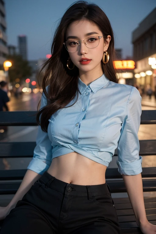 A hot nerd 
