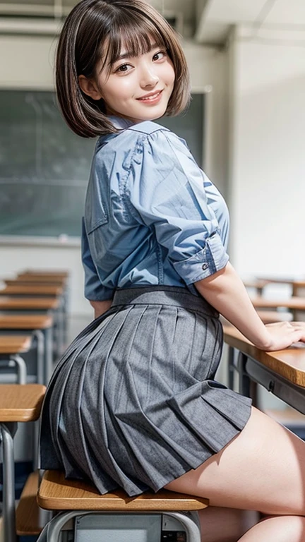 (masterpiece:1.2, highest quality), (Realistic, photoRealistic:1.4), Beautiful illustrations, wonderful、
Looking at the audience, whole body, Front view:0.6,
1 girl, (anger:1.6)、Japanese, high School girl, ((Half Up Hair:1.3)), let your hair flow, bangs, Hair between the eyes, Big Breasts:0.8,
Beautiful Hair, Beautiful Face, Beautiful and detailed, Beautiful clavicle, Beautiful body, Beautiful breasts, Beautiful thighs, Beautiful feet, Beautiful fingers,
(Beautiful views), , School,
((((無地のWhite shirt、White shirt、Collared shirt、Regular collar shirt)))),((Dark blue-green checkered pleated skirt, Very short skirt,Blue and gold checked bow tie)), Satin fabric panties,
(Are standing, , roll up the skirt, Grab the hem of the skirt, please put your hand on your chest, Put your hands between your legs),
blush, Exposing a little cleavage、(Urinary incontinence、incontinence、urination、urination、Urine stains、Large amounts of urine、シャワーのようなurination、Pee、Peeで股間が濡れてしまう:1.9)、No discomfort、surely、stand up、Dark brown loafers、(seen in many men、Being caressed by a man:1.ung woman,18-year-old:1.2)、(thin、Slender body:1.6)、(Pink lace panties:1.5)、Well-proportioned face、Idol-like face、cute、Beauty、smile