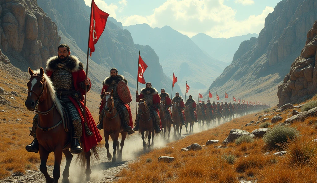 The Austrian army was fighting against the Ottoman Empire, epic, realistic, 8k