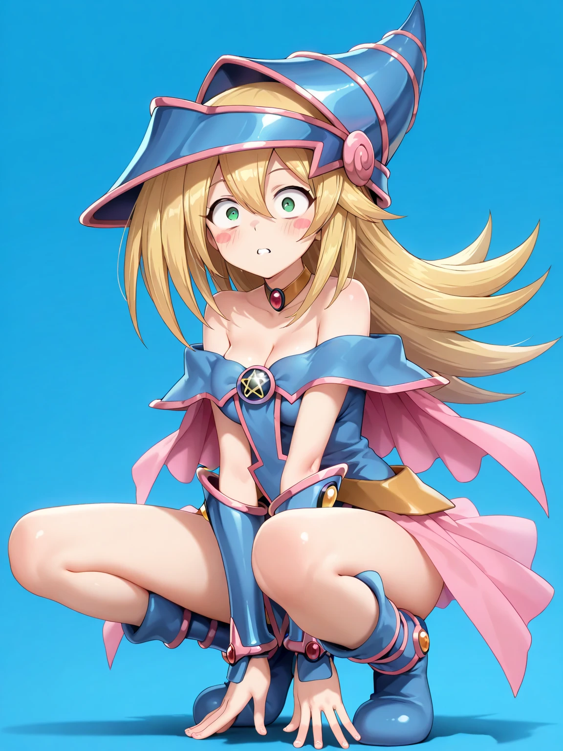 Dark magician girl sexy costume in Doggie style