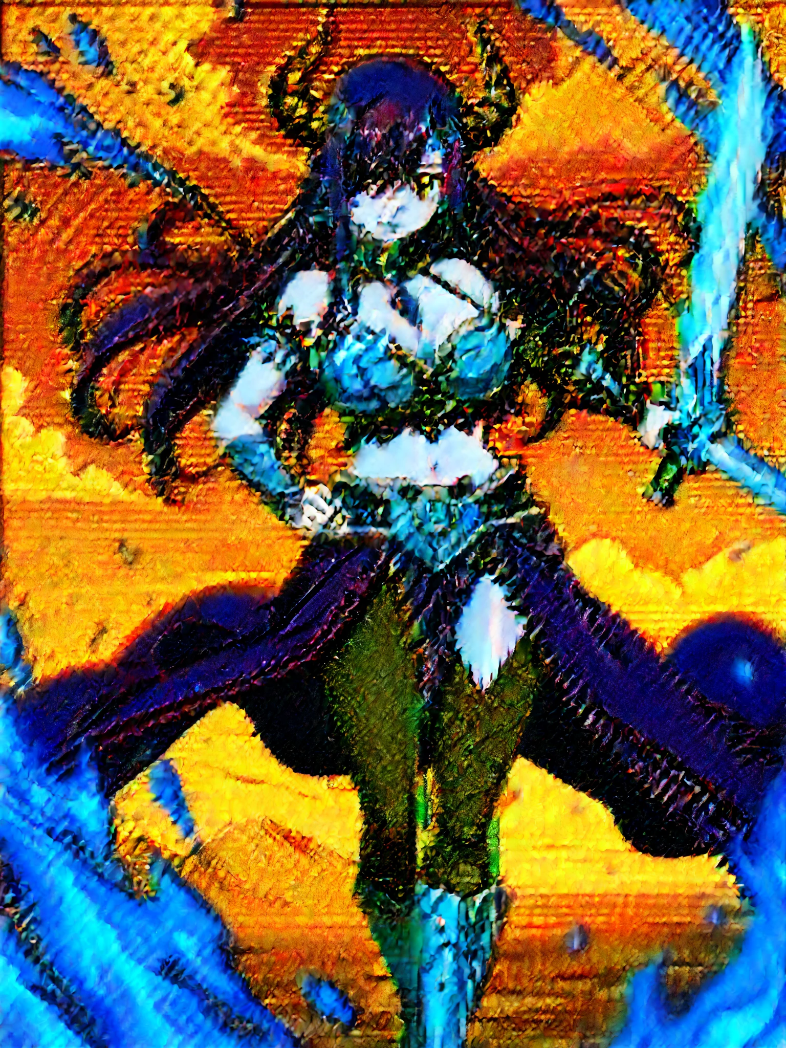 Create an image : Let's imagine an extraordinary and powerful fusion between Erza Scarlet and Mirajane Strauss , two of the most formidable wizards in Fairy Tail . This character could combine the strength and versatility of Erza with the power and demonic transformation of Mirajane., creating a unique and formidable warrior .
**Name**: Seraphina Scarlet
** semi-feminine **:
- ** hair **: Seraphina Scarlet has long, flowing hair , with a shade that mixes the intense red of Erza with the silvery white of Mirajane . The hair seems to sway like a flame and reflect light , giving both a powerful and ethereal appearance .
- **Eyes **: Her eyes are of an iridescent color , that ranges from fiery red to glacial blue , reflecting her mixed power . The eyes convey a feeling of calm and strength , able to inspire and intimidate .
- **skin**: Its skin has a light shade , with golden shades that shine slightly when he uses his powers . Here and there , you can see light draconic scales , that give it a mystical and protective aspect .
- **Body**: Seraphina Scarlet has an athletic and muscular physique , inherited from his original components . Its structure is sturdy and agile , perfect for hand-to-hand combat and for magical techniques .
- **clothes **: He wears light armor that combines elements of Erza and Mirajane's clothes . The upper part is a light red jacket with white details , while The lower part is comfortable pants and sturdy boots . She always carries a heavenly band , symbol of her bond with Mirajane .
- ** weapons**: Seraphina Scarlet has a vast arsenal of weapons like Erza , but it also has the ability to transform in a demonic form like Mirajane . She is particularly skilled in using swords and spears , that can be infused with elemental energy to enhance their effectiveness . In anime style