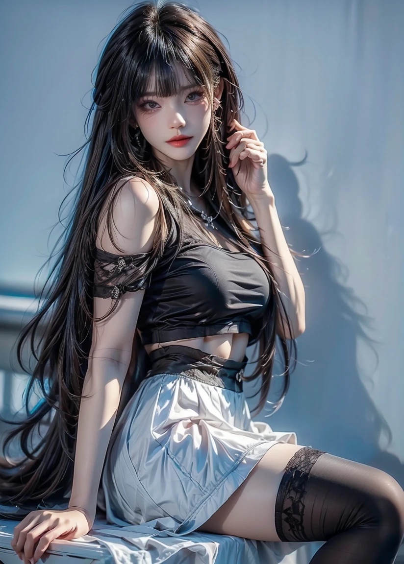 Beautiful Japanese Waifu, early 30s, brunette hair, black lace qipao