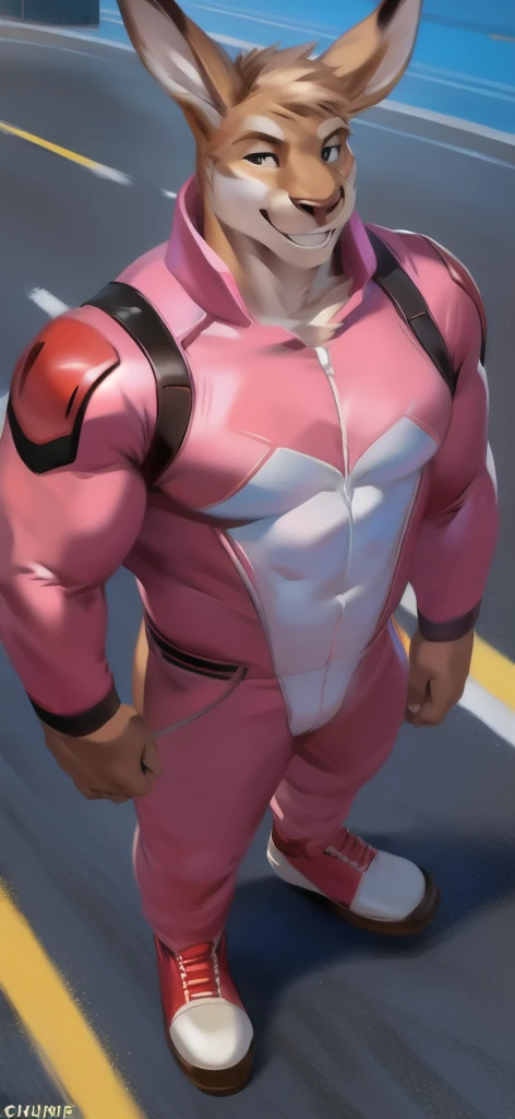 Young Asian man,fully body photo,Light pink latex garment,tightsuit,Muscular body,Cocked buttocks,musculature,latex legwear,mitts,Fluorescent green bodysuit,(Tie tightly with a red cord),binding,shyexpression,The crotch is raised,male people