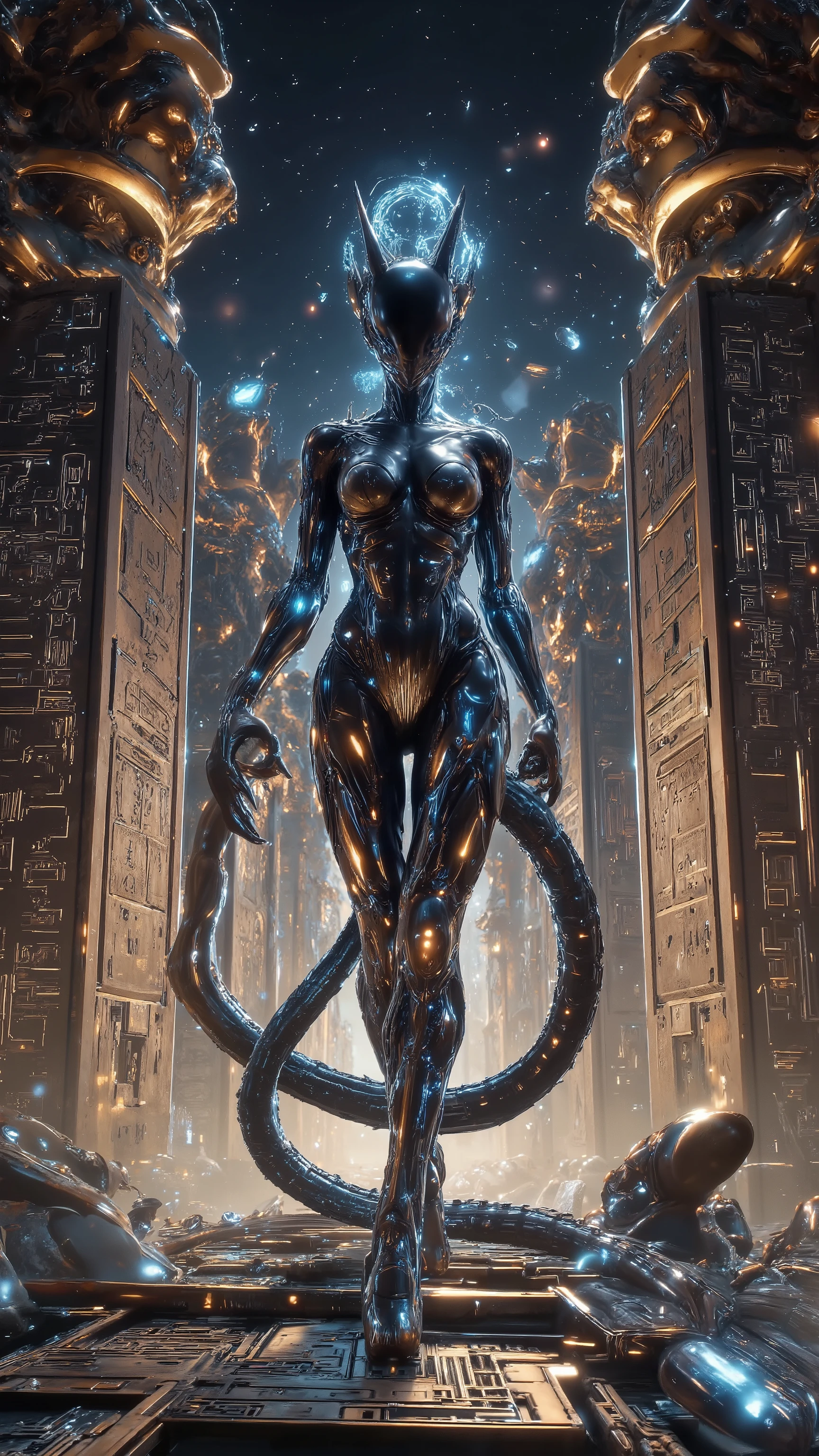 ancient Egyptian mythology Sphinx cat lady {x} design a super commercial blockbuster movie-grade promotional edition super beautiful giant poster designed by a gorgeous Hollywood master。( Using Real Physical Engines ,The ultimate use of screen space ,Using a unique and unique design ,by镜头语言隐喻、Metaphor 、 Ancient Egyptian Mythology Sphinx Form Cat Girl :1.8),(超多花样赛博Fun饰品, Invisibly coding , makes the picture match 14 + review requirements :1.6),( streaming creative action :1.4),Three-dimensional picture tension 。 classic and elegant 、 creative design layout 、 super long body and drastic changes curve 、by几何图形拼接诸多创意要素,by特种镜头多horn度拍摄、 multiple scenes , Clean Picture , bright color ,hdr,(Super real、 super detailed、Super complex,Super-sharp 、 Super Visual Effects Engine secondary rendering 、 super high quality output:1.6)。{(byClassical Aesthetics 主义为基础, characters ,Carefully crafted,by宝石、Metal、Liquid silicone 3D printing,Genetically Modified ,让horn色们的外观拥有超现实调整修正后的视觉效果与realism:1.6), Empress Shemales ,, they always (And elegant、solemn、pride:1.2),by(Integrated 、 precise connection 、 seamless nesting 、Genetically Modified 、 Conceals Mysterious Temple Level Sexual Characteristics and Extraordinary Tension {x} Perfectly Combines Mythical Magic Monster Creatures in Mythology and Legends:horn、tail、Tentacles、Wings、Feather、scale、nail、hoof、Prosthetics、fur、Chitin 、Pattern、Tattoo、, made a gorgeous appearance :2),(, a mini and cute dexterous flower fairy goblin :1.8),她们常驻咖位主horn群像:(Integrated 完美融合精密嵌套无缝衔接的神话赛博生化雌性半人马,Half man, half horse, half man, half horse :1.8)、( The enchanting Elder Kraken :1.4) The Mermaid Queen 、( the mythical Sphinx cat lady:1.4)housekeeper、( :1.4) The Phoenix Witch ,( and later rendered :1.4)Ranger Scout 、(charm四射的粉红色魅魔:1.4) The dance troubadour ,( More than five females :1.2)福瑞horn色。 They all have : Super long and beautiful body ,Real skin、 Muscle texture and texture ,Classical Aesthetics 、 Physiological perfection、Ergonomic structure 、 high-tech medical beauty 、 the world's top cosplay 、( Conceals mysterious, masterful sexual characteristics and extraordinary sexual tension :1.6)、Abundant collagen 、 ultra-low body fat percentage 、 golden ratio figure、 multiple complex topography 、Super slim legs 、( Super-Narrow Ribs and Waist :1.2)、Beauty、Colorful、 Blonde 、Tear mole、 Monster level sexual characteristics 、, including the Succubus Dancer with an extraordinary sexual tension }。史诗级的宏大制片场景内包含多种horn色和职业服化道,( Ancient Egyptian mythology Sphinx cat lady :1.6),horn色体态呈现出多种高超技艺设计动作,, perfectly blends sophisticated nesting and seamlessly connected cyber-biochemical women , that transcends the limits of reality 、 seamlessly nested with mythological and legendary monster characteristics , and , multi-style architecture , Xia Guang Rui Meng , Piano, chess, calligraphy and painting ,The Legend of Baosha 。shineFire水晶脚环,Hate the sky,charm,超级Dynamic,Smooth movement , Elegant Posture , long whip put away , Illusory Aura ,Chic,Dynamic,New Chinese ornate costume ,solemn感与妩媚反差萌。 partner combination 、interactive、Innocence、shine、 multiple color light 、Fire、 ultimate color control 、Soft 、Ancient、 The Succubus dancer with a grand mood 、Fun、 surrealistic 、Shadow God Map 、、 inspirational idea 、realism、 plot screen 、Prize-winning entries 、 ergonomic creations 。(The supergiant logo in the blurred starry sky crosses the night sky like a meteor:1.6)。<centaur concept>,。