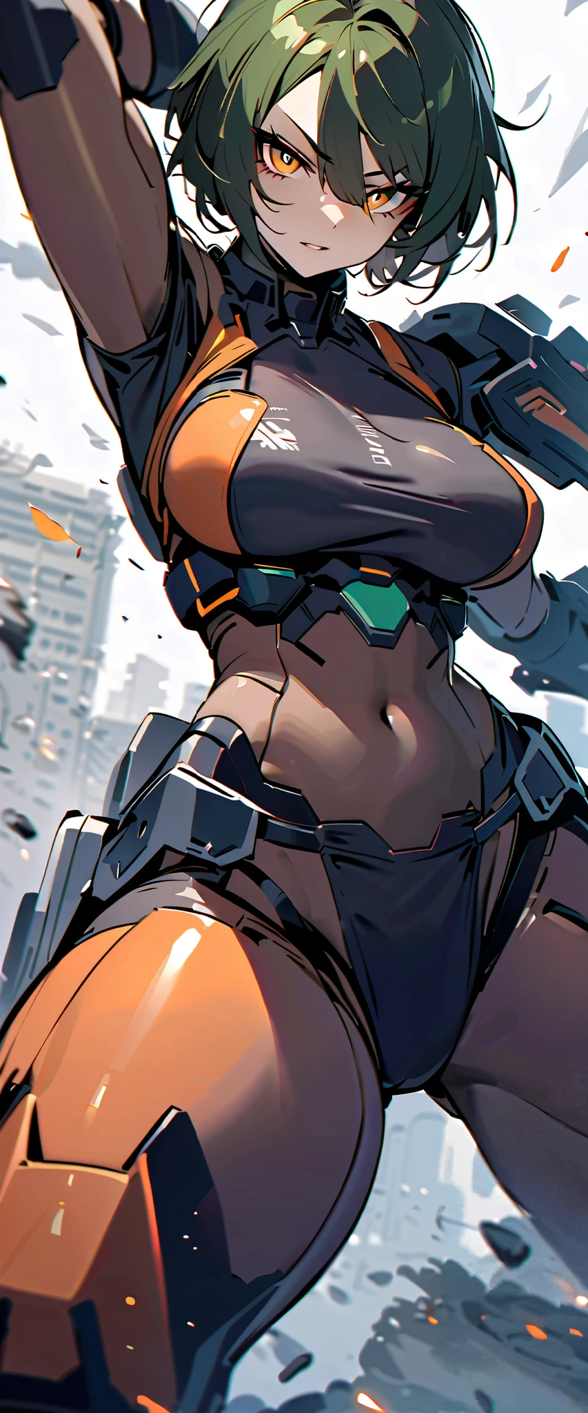 badass android girl