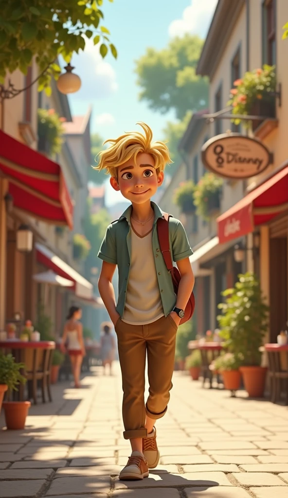 Create the movie prototype of a boy called "Ethan", he is very chill and is in highschool, he is a normal dude, blonde