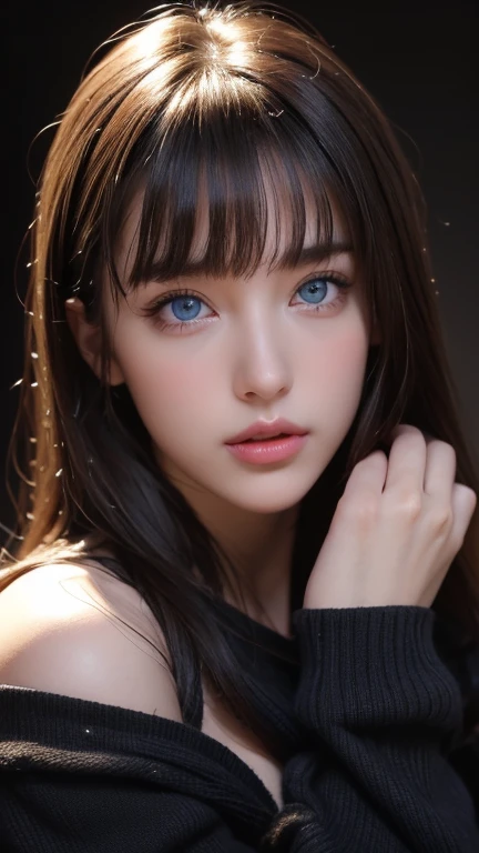 high quality fingers, normal hands, detailed fingers,masterpiece, (realistic, photo-realistic:1.37), (22 years old woman),, medium breast, small waist, dark hair, blue eyes, beautiful face, perfect illumination, beautiful detailed eyes,looking at viewer, stunningly beautiful woman, detailed hairstyle, detailed background,shorts, detailed fantasy background, (sweat:1) pov