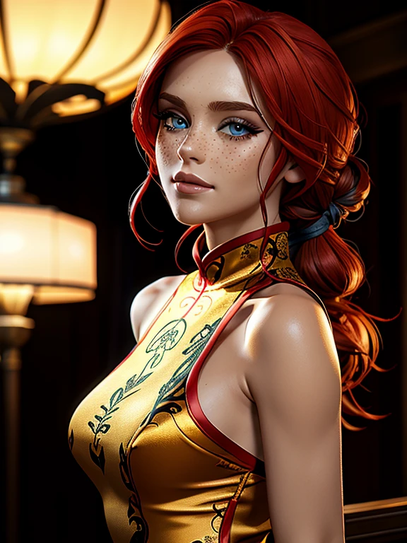 beautiful detailed eyes, beautiful detailed lips, extremely detailed eye and face, long eyelashes, retro style, vintage style, glamourous, pin-up girl, sexly, 比基尼, high qualiy, 4K, photorrealistic, ultra detali, swirly vibrant colors, dramatic lighting, dramatic pose, dynamic composition, cinematic, oil painting, digitl art, work of art