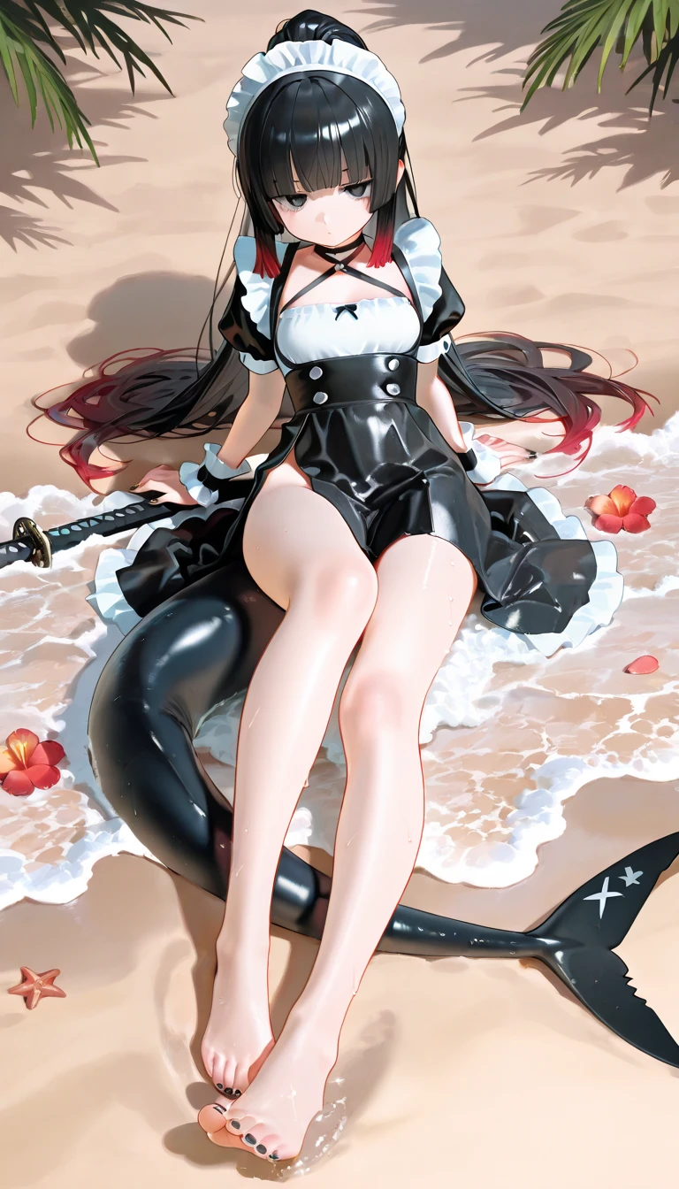 tmasterpiece, The highest quality, hyper HD, Top resolution, highly detailed、Special Week \(umamusume\)、Mihono Bourbon \(umamusume\), White and pink bikini, bikini skirt, choker necklace, jewely, Flowers with glowing blue hair, hibiscus、semi long hair、ahoge、hair pin, bangle, watch audience, Expressionless, horse tails, Octopus, Underwater, the reef, airbubble, Dappled sunlight,, Tentacles, (Raped by tentacles:1.3), srestrained, Spread legs, (Vaginal with tentacles inserted:1.1)