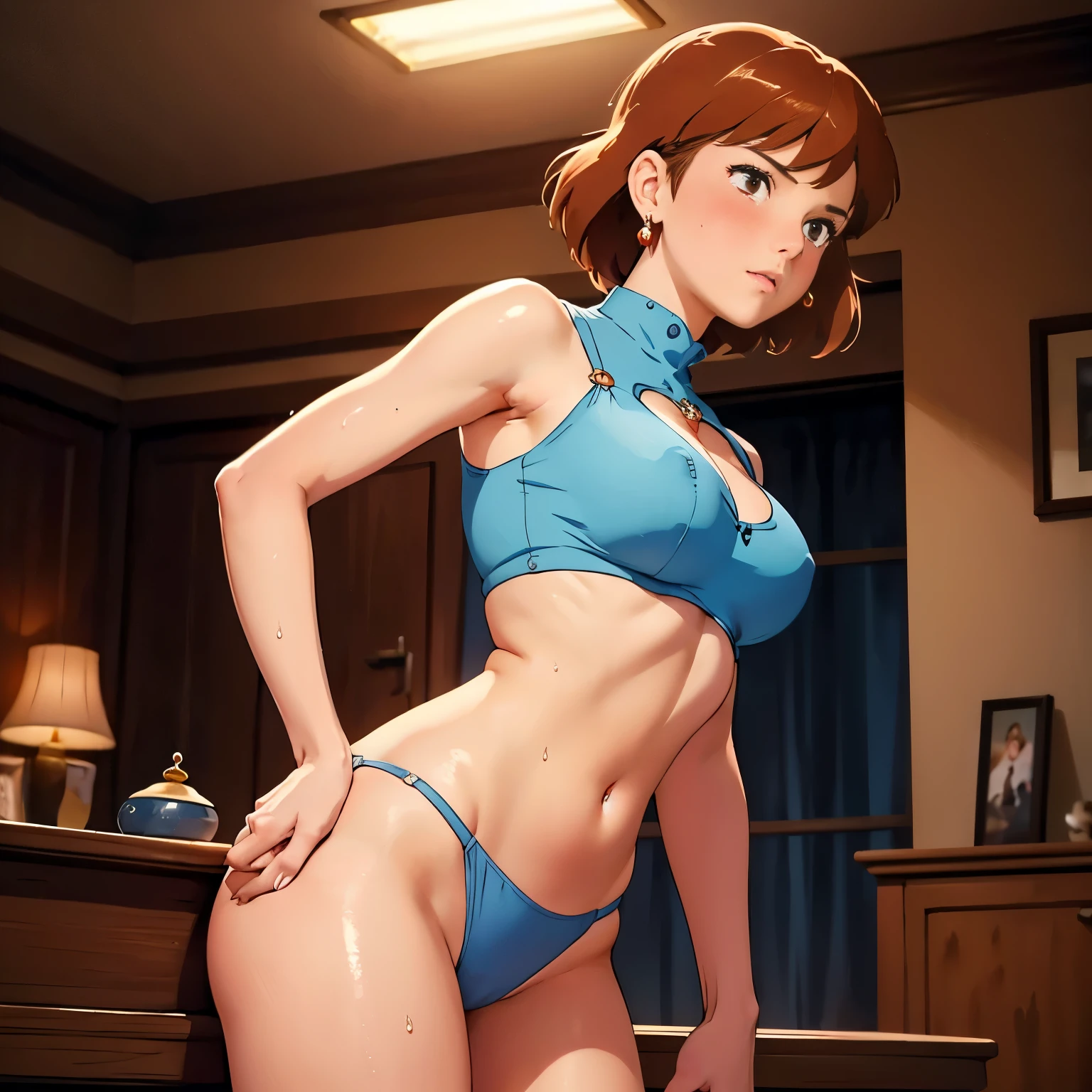 (masterpiece, highest quality, High resolution, 8k, High quality anime, sensual illustrations, Detailed and realistic), ((Nausicaa is completely naked)), Nausicaa takes off her clothes to show her large breasts and pussy, Completely naked, Sexy provocative pose, Strong sexual desire, Spread her legs, She opens her legs to show off her pussy, Lying on back on the floor, on all fours, Masturbate, very cute, very naughty, Very kind, The best beautiful girl, adorable gaze, Disorderly sex play, (), blush, Detailed and realistic round eyes, Cute JK, ((Very cute ecstasy face, Tongue out, Drooling, Cross-eyed, Crying)), (alone), Light reddish brown hair, short hair, Red Gem Earrings, (Looking at the audience), Beautiful pointed breasts, Beautiful ass, delicate, Dripping semen, Pointed Chest, Pointed nipples, Lovely butt open, Splashing Love Juice,  JK uniform, Butterfly Ribbon tie, See-through underwear, Micro bikini, Perfect beauty, the body is slim, (Perfect and detailed anatomy, Beautiful and elaborate face&eye:1.5, Shiny skin, Perfect balance), on Downtown, Street sex, Shake and fuck, Twist her hips violently, Nausicaa  feels very good and has been ecstacy face, Nausicaa enjoy sex play with a lots of semen, Aphrodisiac, Nausicaa become sex slave, Obedient girl, (I want to see Nausicaa's lewd sex play) ,very adorable Nausicaa.