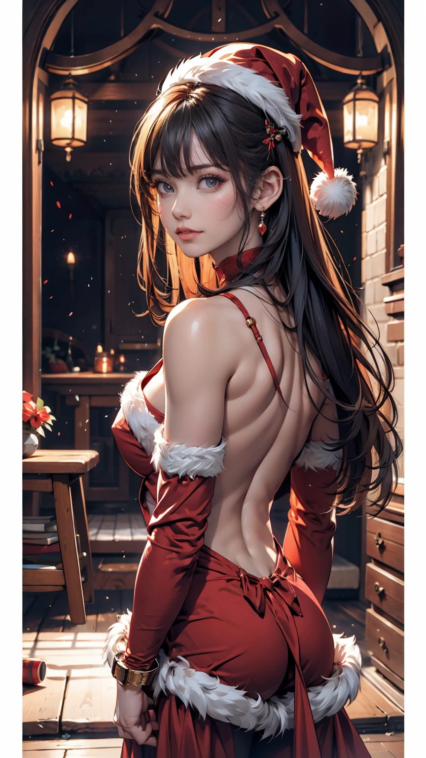 <lora:lyco-envybetterhands-beta2:0.8> ,portrait
(masterpiece, best quality),
1girl,a powerless desirable young woman with jade eyes,medium breasts,light brown textured hair long hair,
with a look of worship ,in the dusk during the 1990s, <lora:ChristmasWintery:0.6> ChristmasWintery <lora:edgWrappedTemptation:0.8> edgtemptation, edgwrap, red, posing, ribbon, simple, top, wearing, woman
