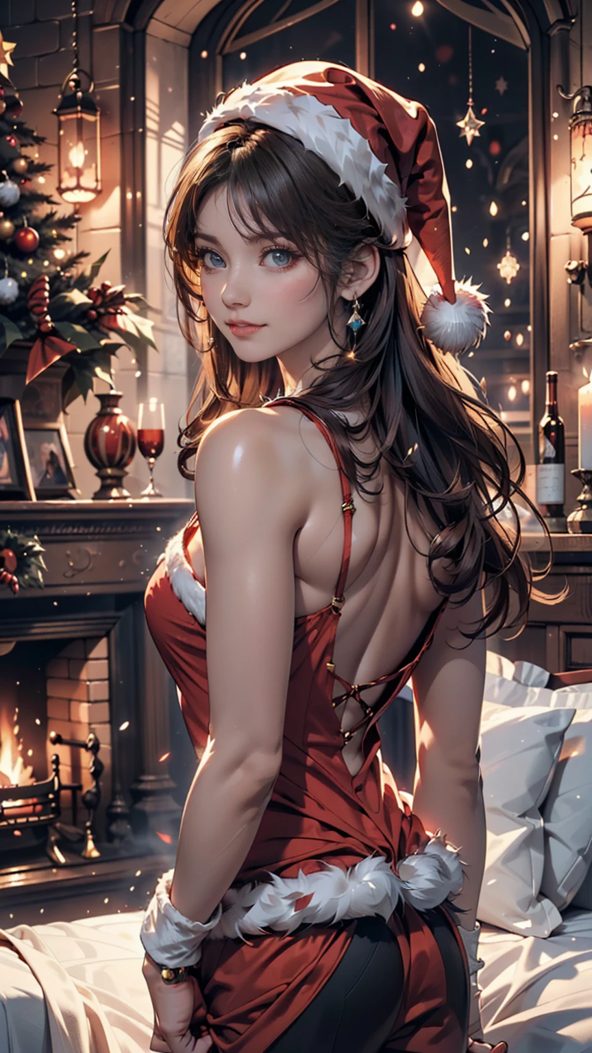 <lora:lyco-envybetterhands-beta2:0.8> ,portrait
(masterpiece, best quality),
1girl,a flaky sublime young woman with peach eyes,flat chest,dark brown curly hair medium hair,
with a look of warmth ,in the evening during the 1990s, <lora:ChristmasWintery:0.6> ChristmasWintery <lora:edgWrappedTemptation:0.8> edgtemptation, edgwrap, red, posing, ribbon, simple, top, wearing, woman