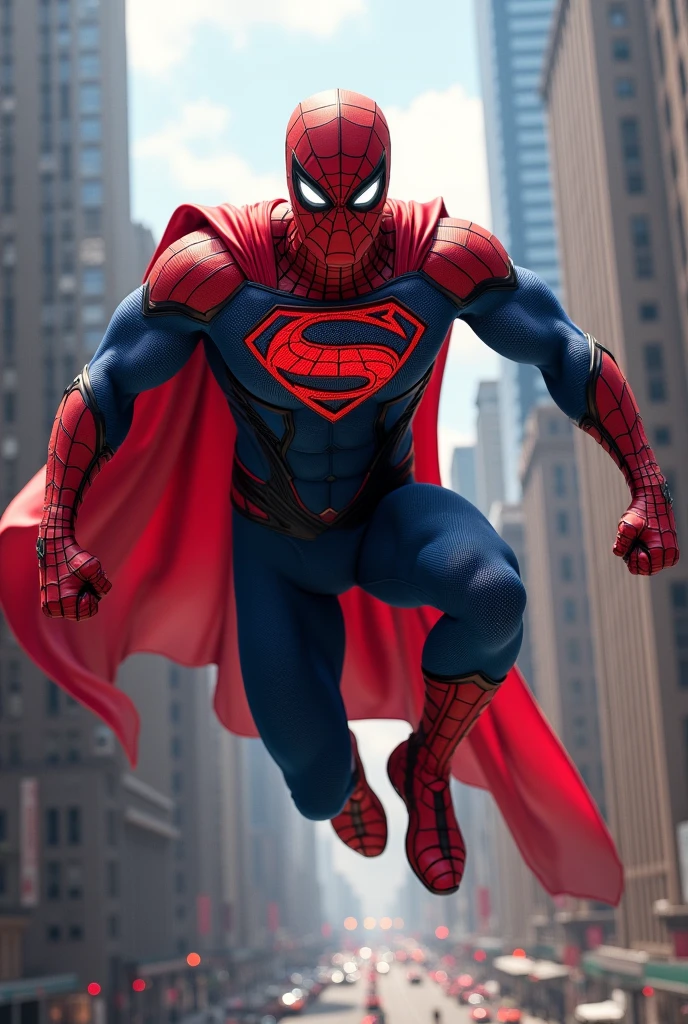 spider-man in a superman style