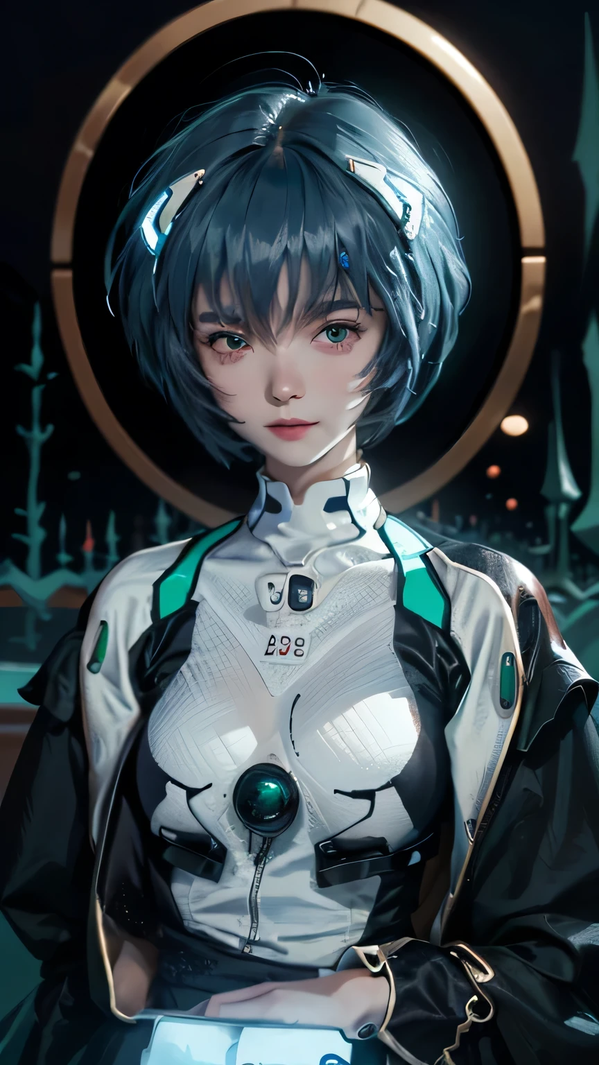 borg cyborg bald gray skin veins metal armor cable eyepatch rosalina
luma
crown