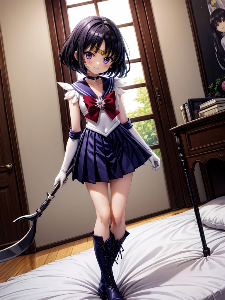 ((Masterpiece)), sailor moon costume, beautiful wings, beautiful face, beautiful eyes, beautiful stuffed animals, fantasy background