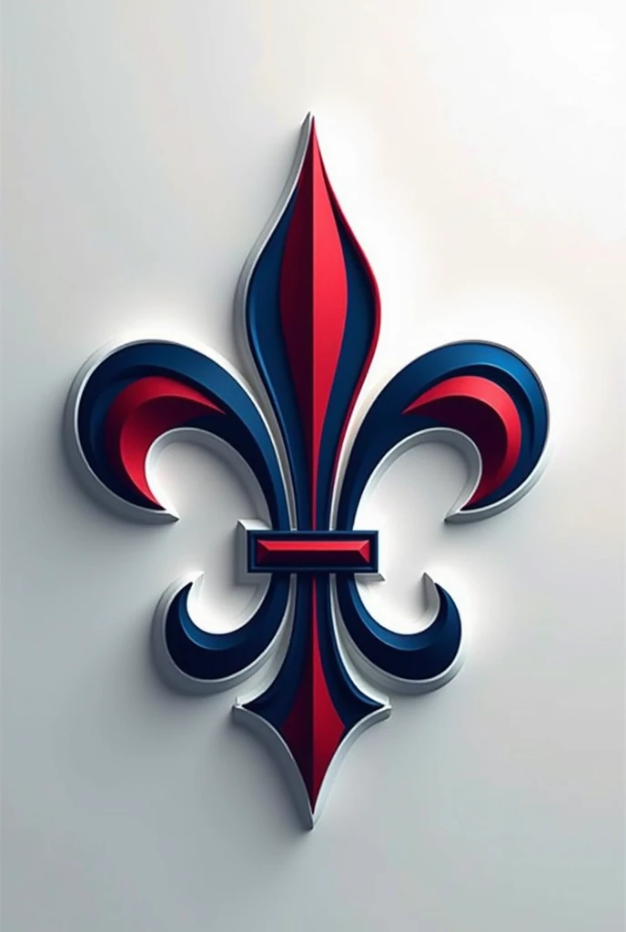 Adidas logo blended with a fleur-de-lis