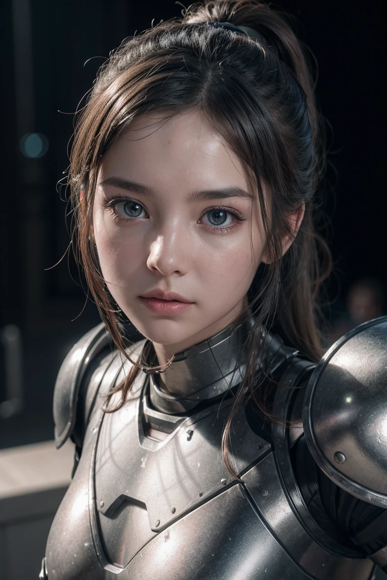 (masterpiece, Highest quality:1.4), (whole body:1.5), (Temptation pose 1.5), (One girl, alone:1.5), (European youth:1), jessie rasberry, head band, armor, Blue bodysuit, belt, Fingerless gloves, Green Pants, View your viewers, Sexy smile, Beautiful Face, Highly detailed face, Highly detailed skin, Skin pores, metallurgical fabric, Scattered beneath the surface, Realistic pupils, Small breasts, Blush all over face, Fuller lips, Detailed Background, Depth of written boundary, Volumetric lighting, Sharp focus, Absurd, Realistic proportions, Excellent anatomy, (Realistic, hyperRealistic:1.4), 16k hdr,