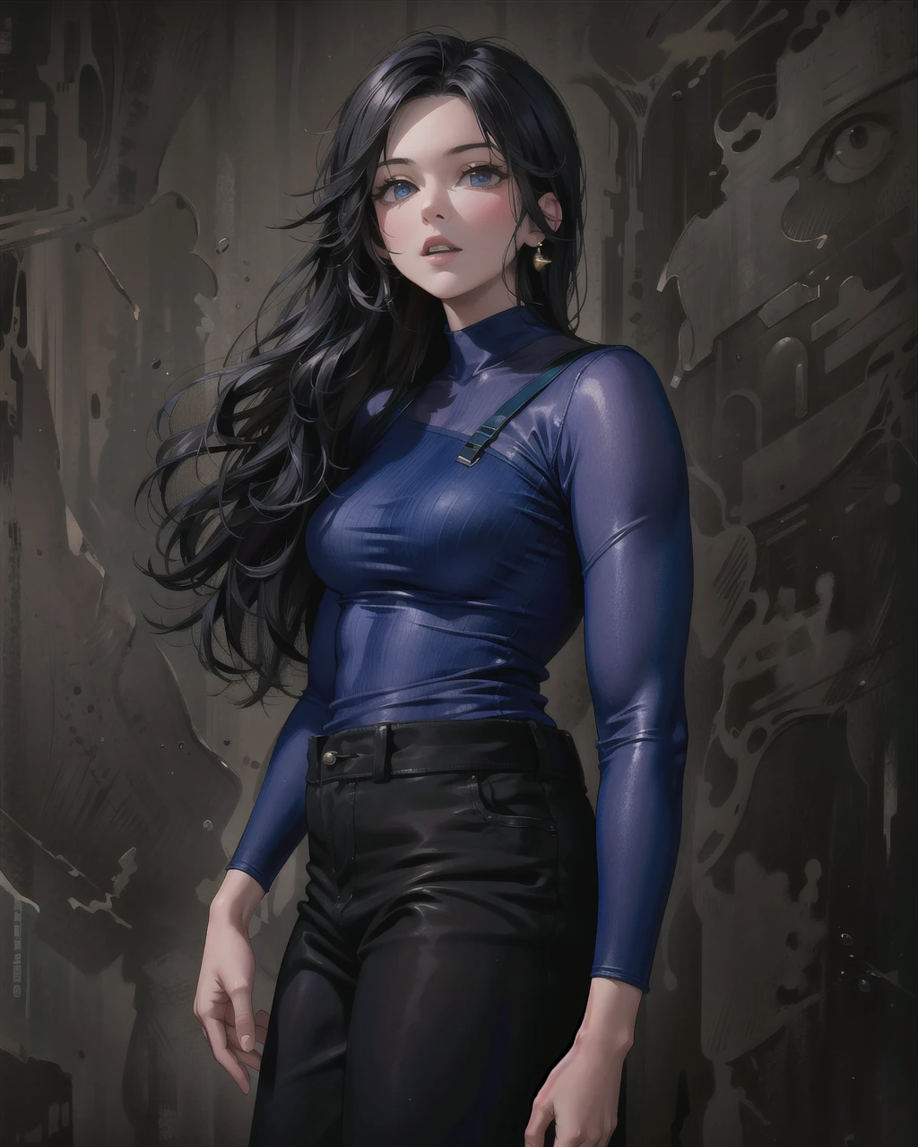 <lora:mxpastelstyle:0.8>, flat color illustration, portrait of a woman wearing midnight blue tartan pattern boatneck shirt, sapphire necklace || <lora:mxpastelstyle:0.2>, flat color illustration, masterpiece, 8k, high resolution, shallow depth of field, sharp focus