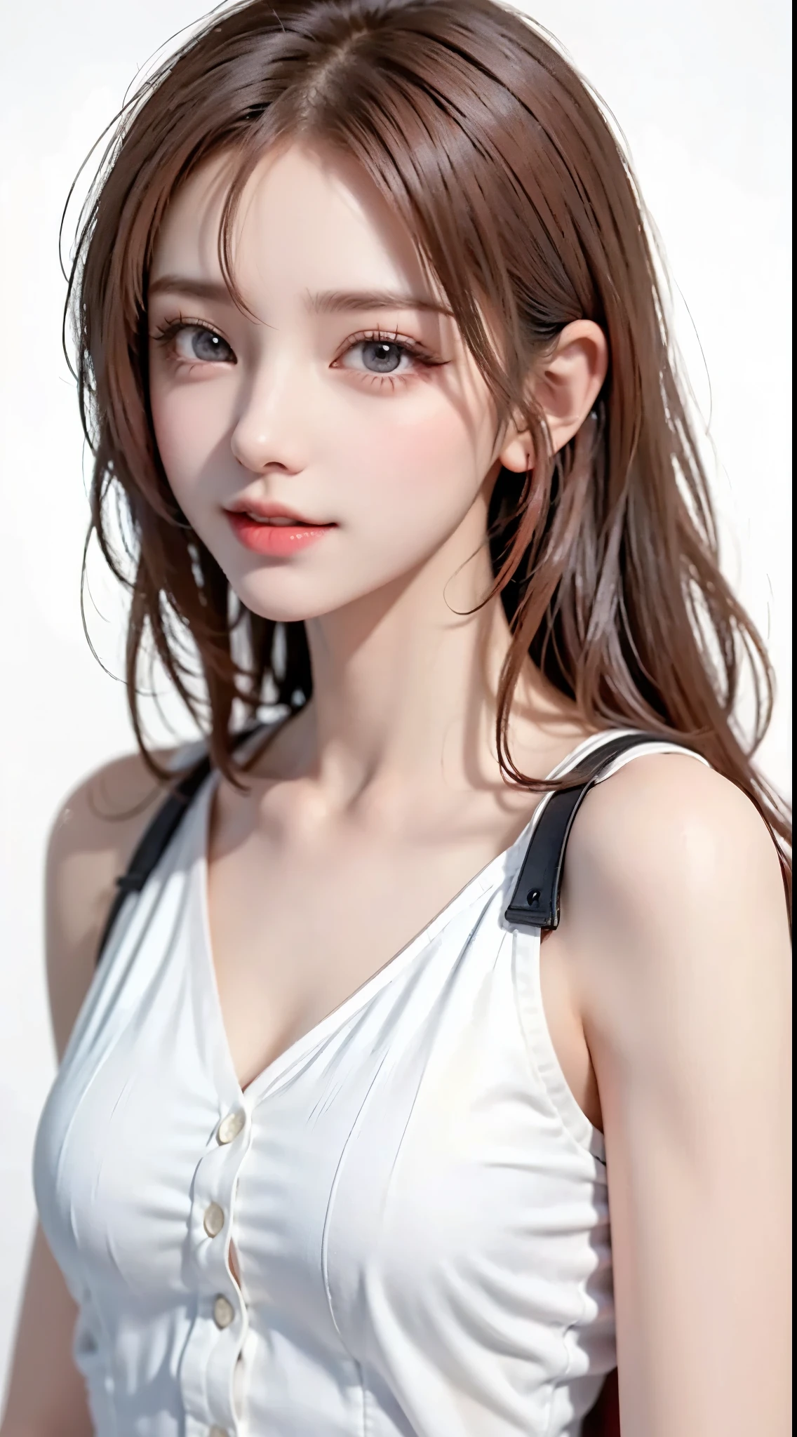 (RAW photo:1.2), (photorealistic:1.4),(intricate details:1.2),(masterpiece:1.3),(best quality:1.4), (ultra highres:1.2), cinema lighting, ultra high res,(detailed eyes),(detailed facial features),(detailed clothes features), young girl, white top, black skirt, garden background, white flower background, HDR, 8k resolution, looking at viewer, skin tight, (shiny skin),(slender girl), dreamlike, nsfw, white flowers, narrow waist, (extreme detailed illustration),straight hair, long hair, black hair, light red eyes, 1girl, cute, innocent, skinny body, breasts, small breasts, small_tits, flower hairpin, <lora:tifaMeenow_tifaV2:0.7>,