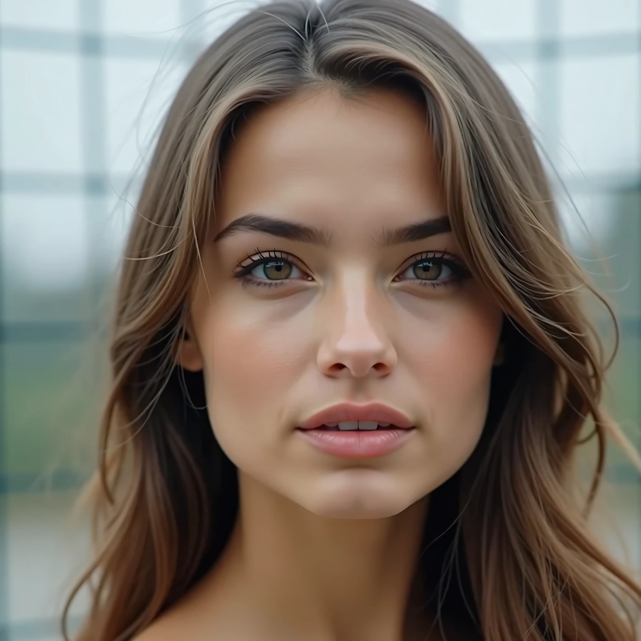 (Front View: 1.2), (Masterpiece: 1.1), sit on the grass, Outside, 1 Woman, 27 Year Old Sexy Sensual Body, Long Wavy Hair ultra detailed, Ultra-realistic super defined, hyper-realistic and hyper-detailed face, ((detailed skin texture, 1.2 pores)), (looking flirtatiously at viewers), detailed and focused face, detailed eyes, detailed lips, beautiful face, 16k, FHD, 8K, masterpiece, raw photo, best quality, photorealistic, highly detailed 8k wallpaper, depth of field, realism, extremely realistic (full long photo: 1.3), beautiful and detailed legs, showing her beauty body , looking flirtatiously at the viewer, high resolution, 4k, 8k, highly detailed fingers and nails, woman super detailed, extremely detailed, different poses, realistic, light on the face, cinematic lighting, super detailed eyes V3: 1>, perfect eyes Professional, modern, product-focused, commercial, eye-catching, highly detailed